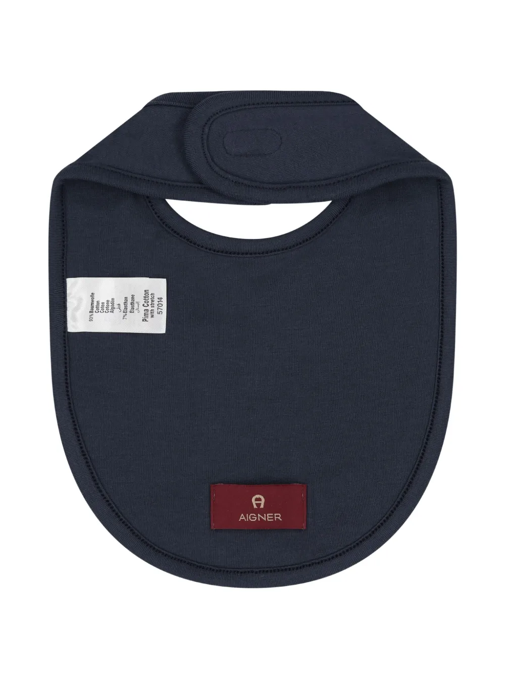 Aigner Kids Slabbetje met logo Blauw