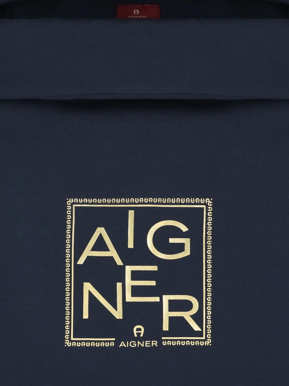 Aigner Kids Deken met logo Blauw