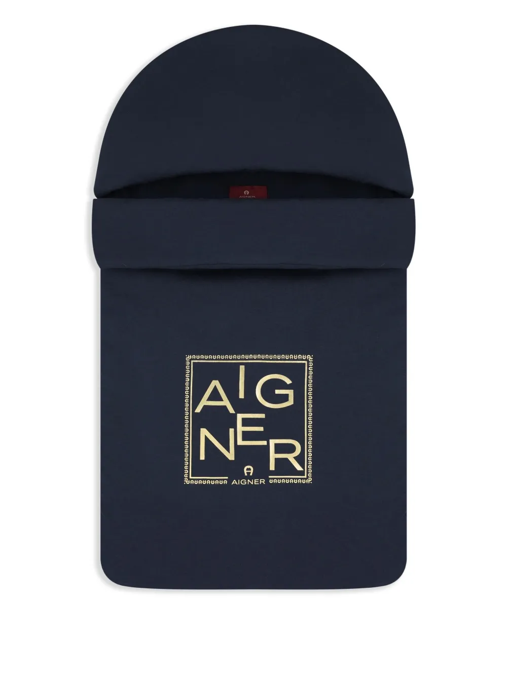 Aigner Kids Deken met logo Blauw