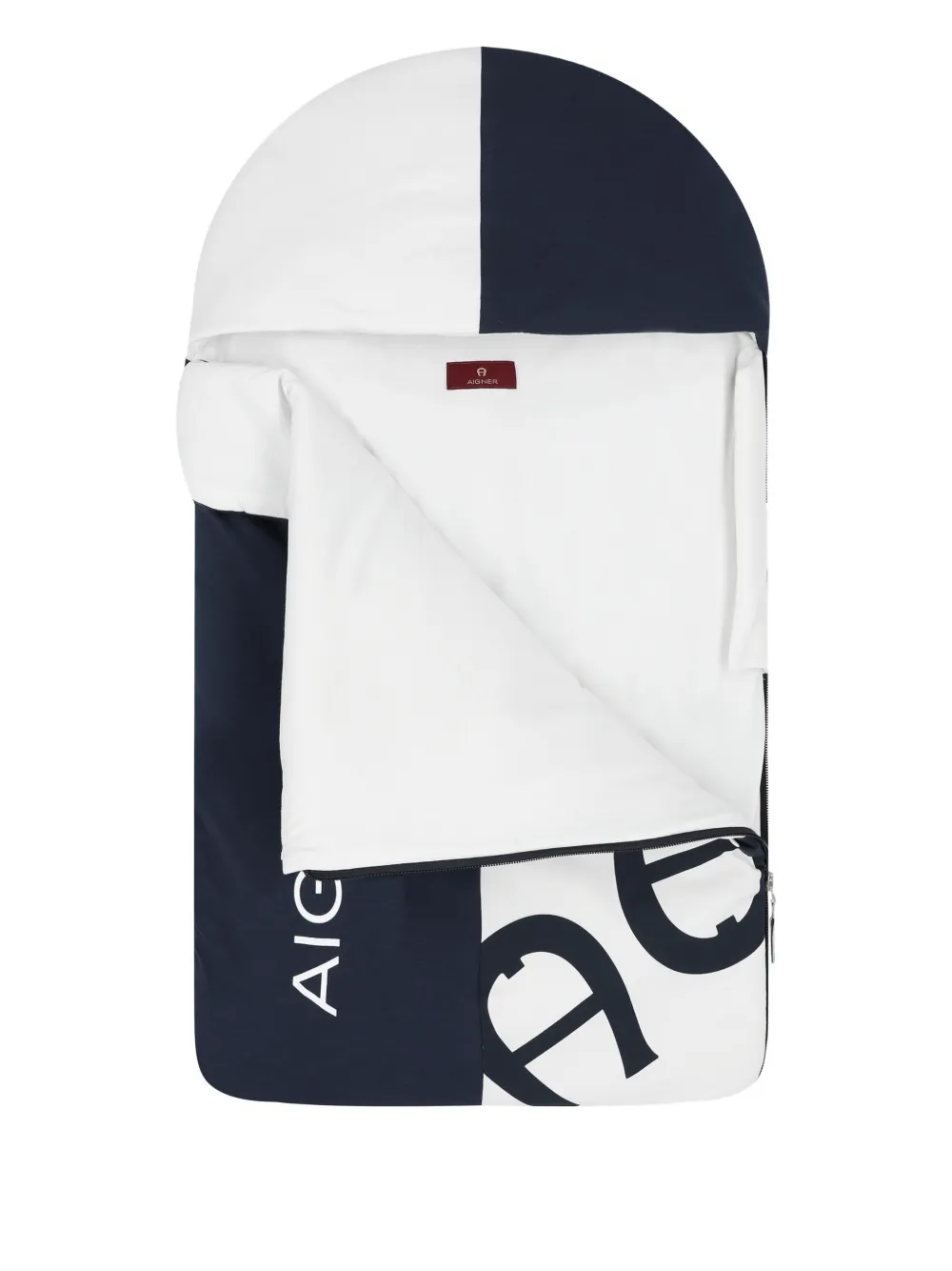 Aigner Kids Deken met logo Blauw
