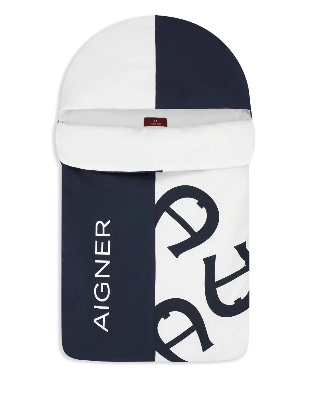 Aigner Kids logo baby nest - Blu