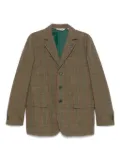 ASPESI plaid-check blazer - Brown