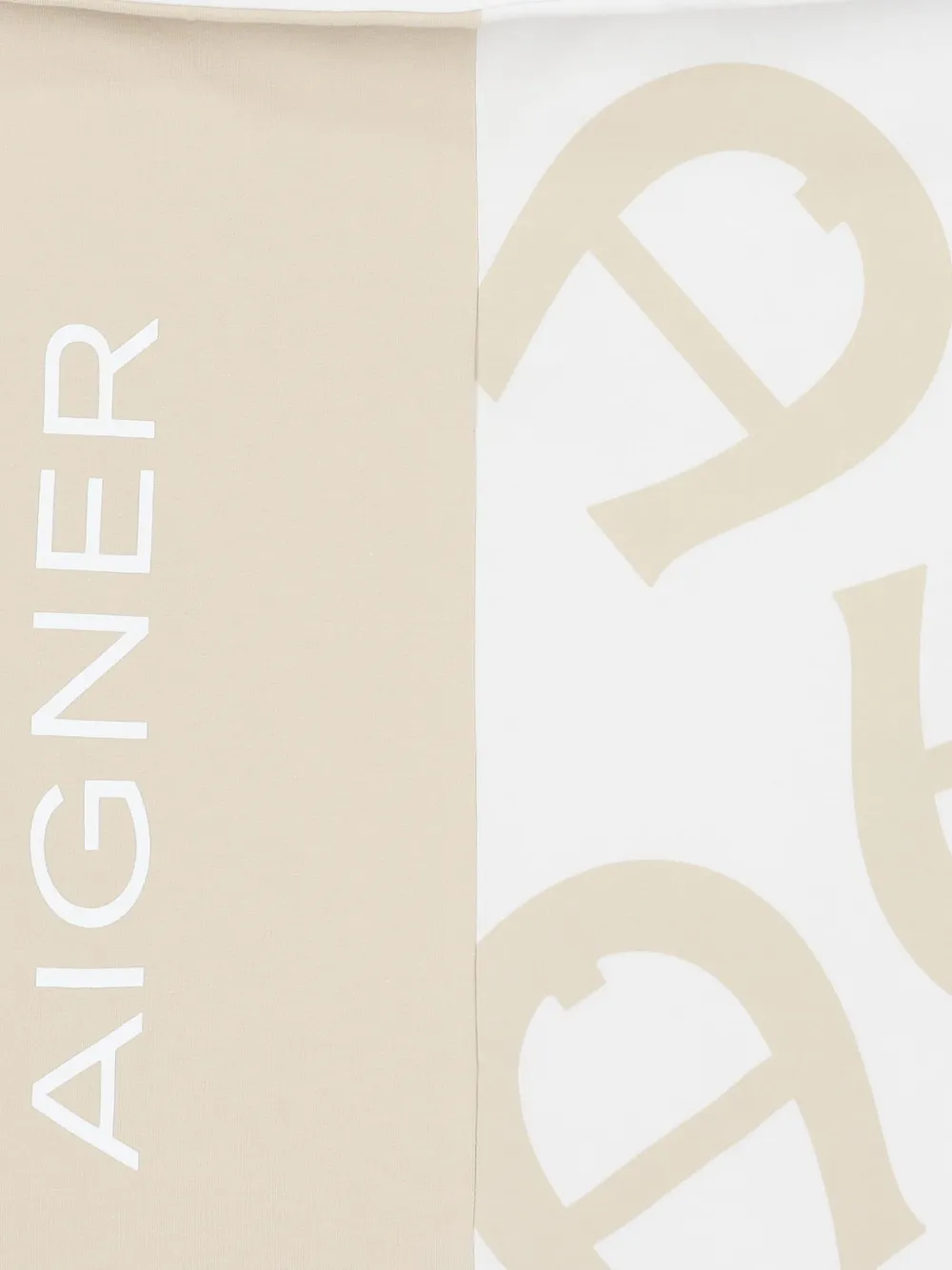 Aigner Kids Deken met logo Beige