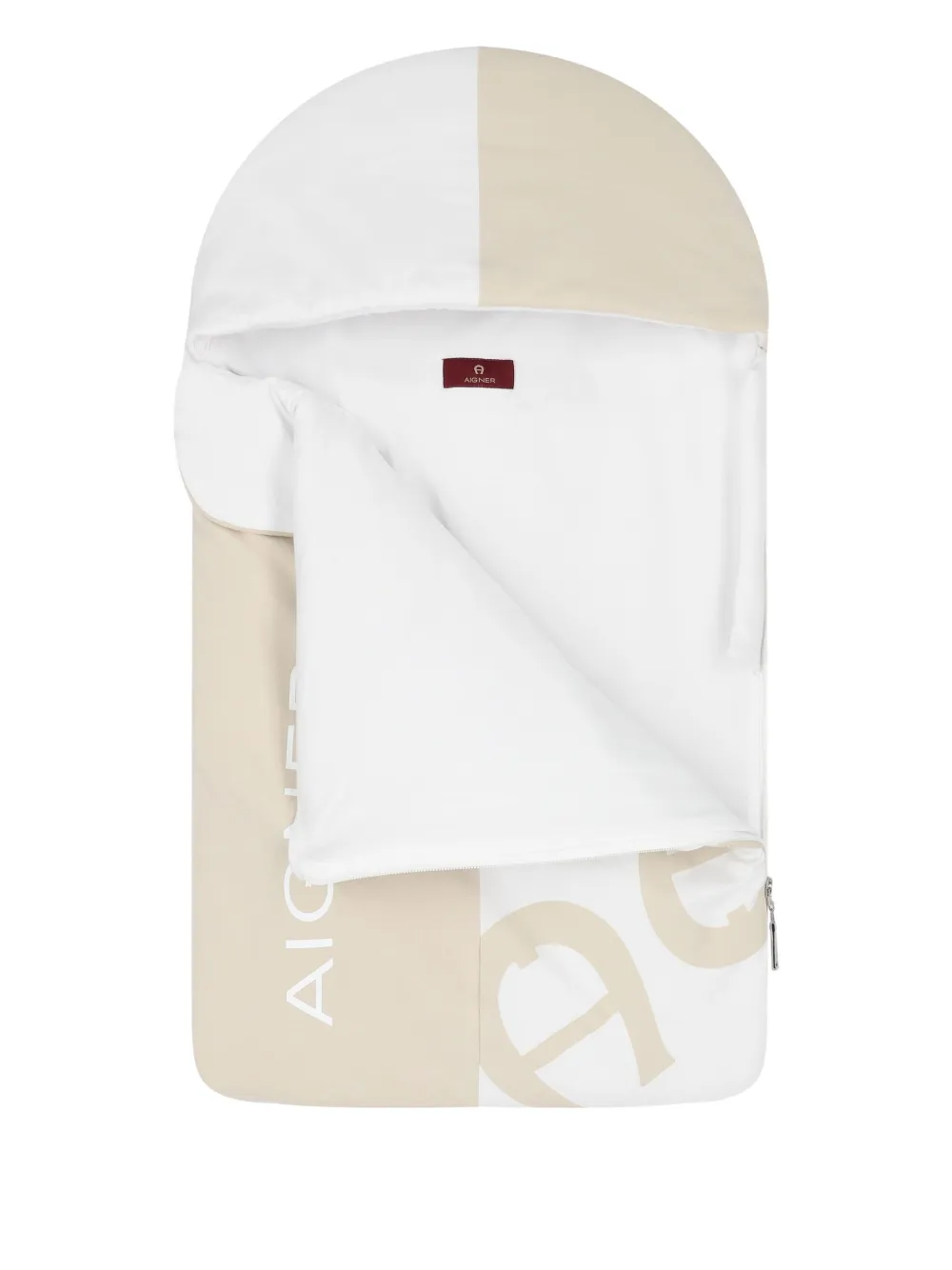 Aigner Kids Deken met logo Beige