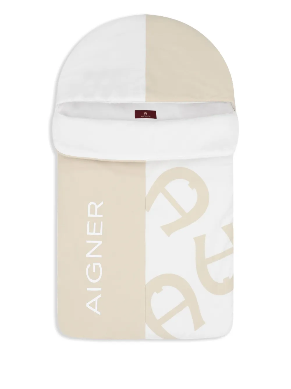 Aigner Kids Deken met logo Beige