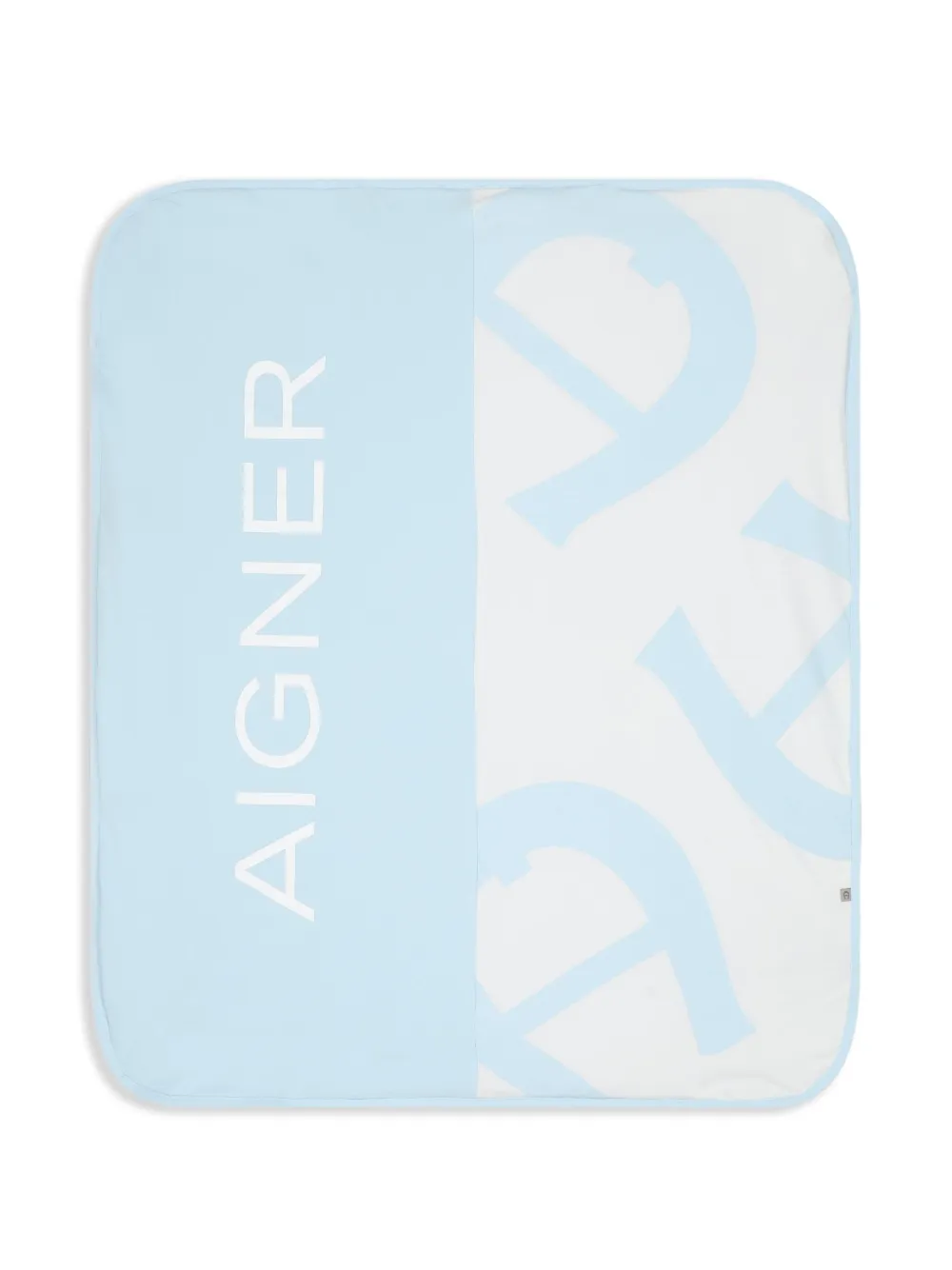 Aigner Kids Deken met logo Blauw