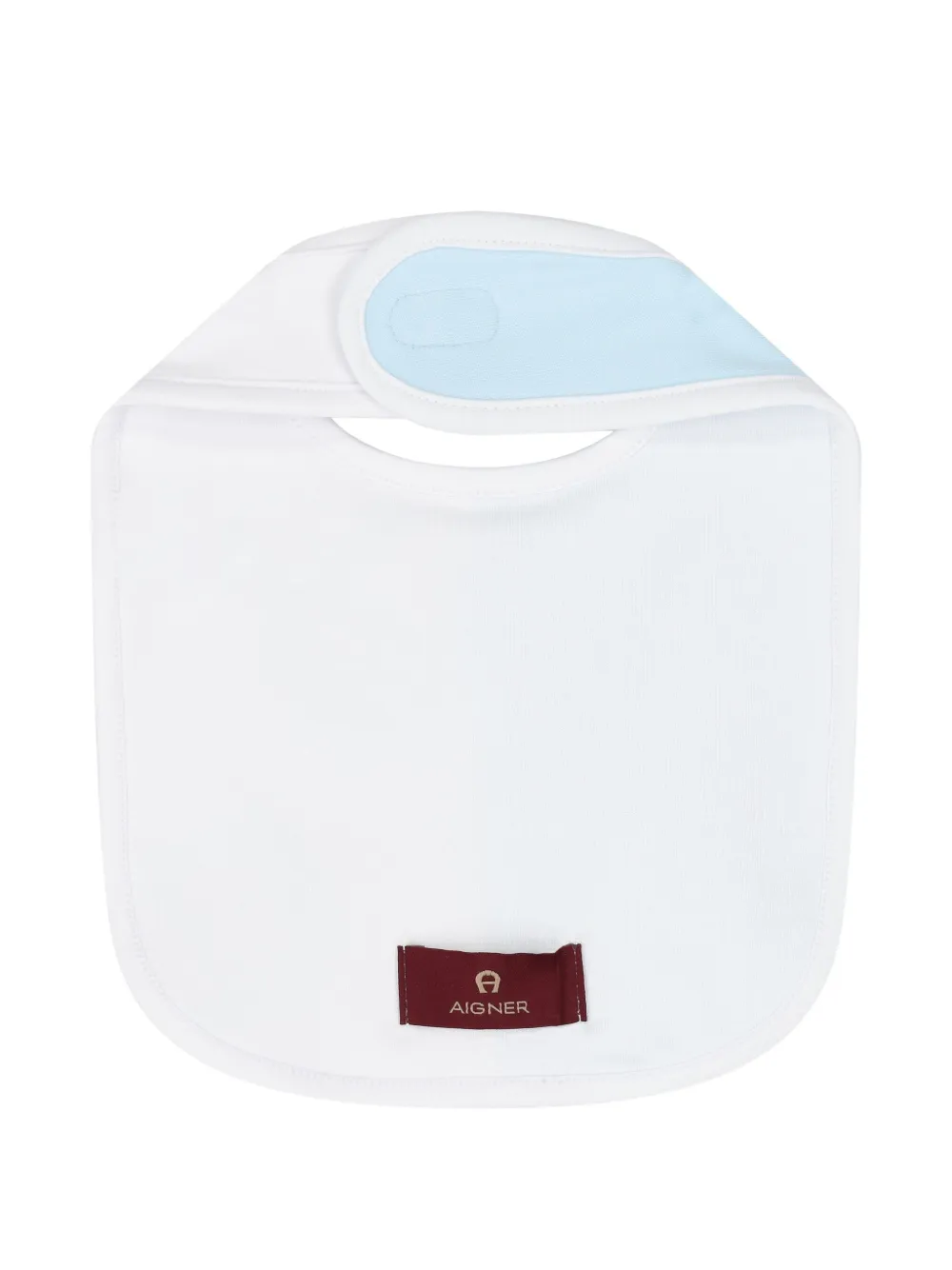 Aigner Kids Slabbetje met logo Wit