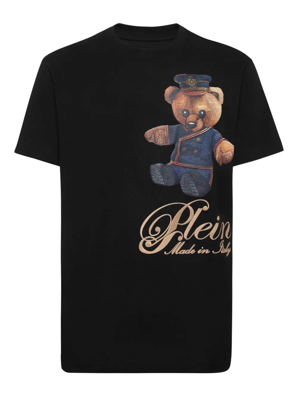 Philipp Plein teddy bear-print T-shirt Zwart