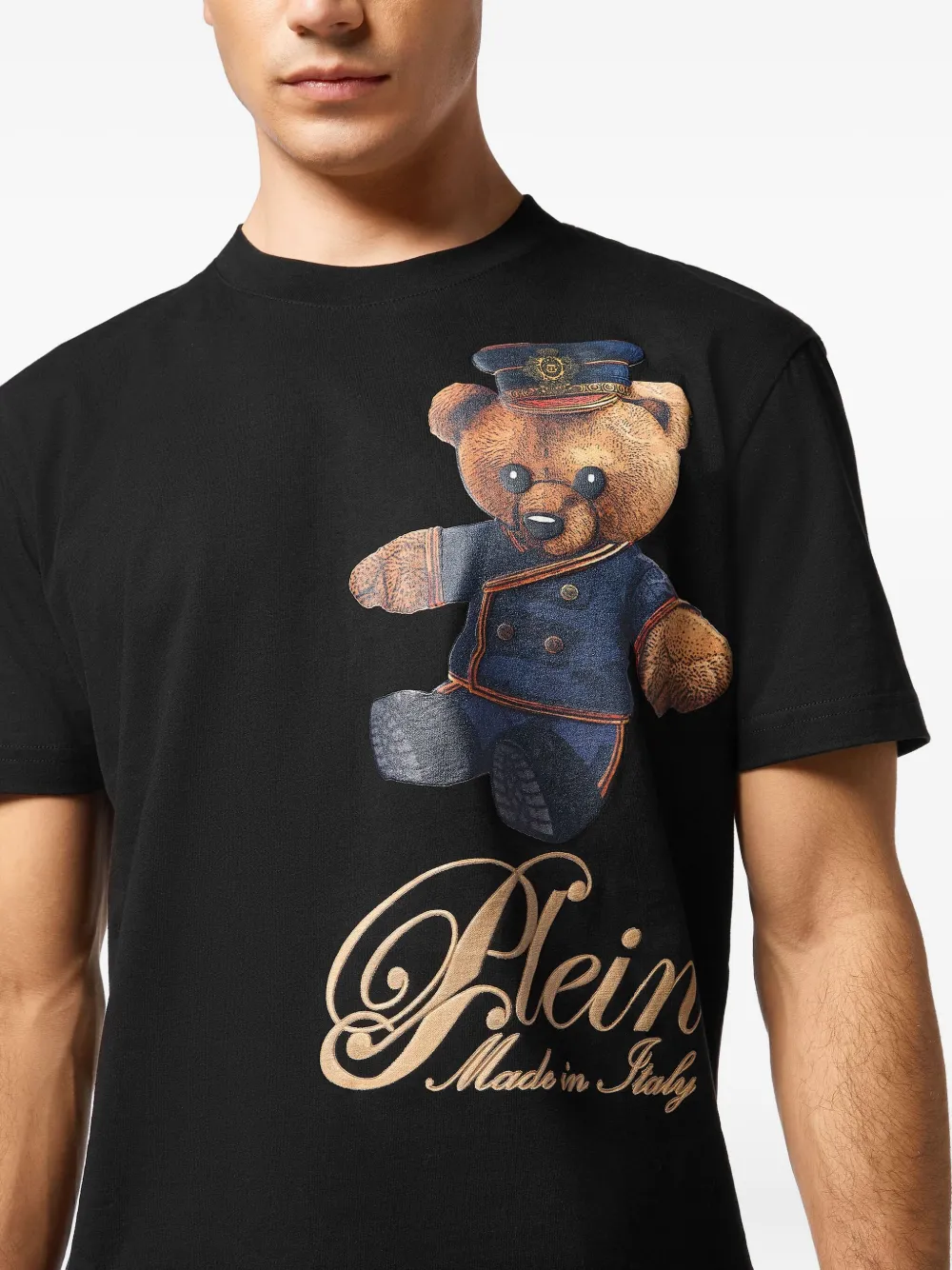 Philipp Plein teddy bear-print T-shirt Zwart
