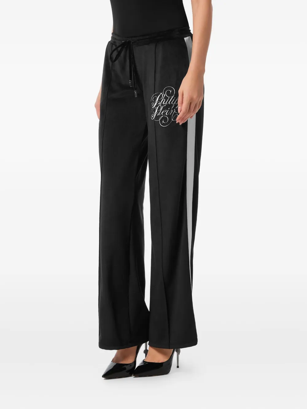  Philipp Plein Side-stripe Track Pants - Black 