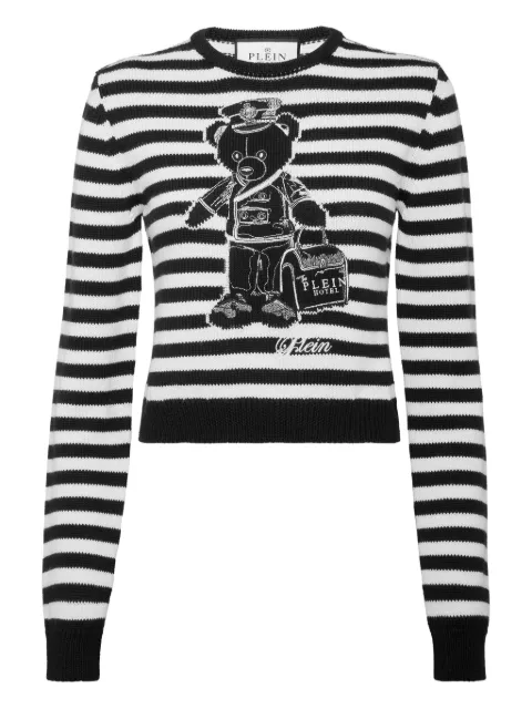 Philipp Plein — striped-pattern sweater