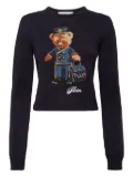 Philipp Plein round-neck long-sleeves pullover sweater - Black
