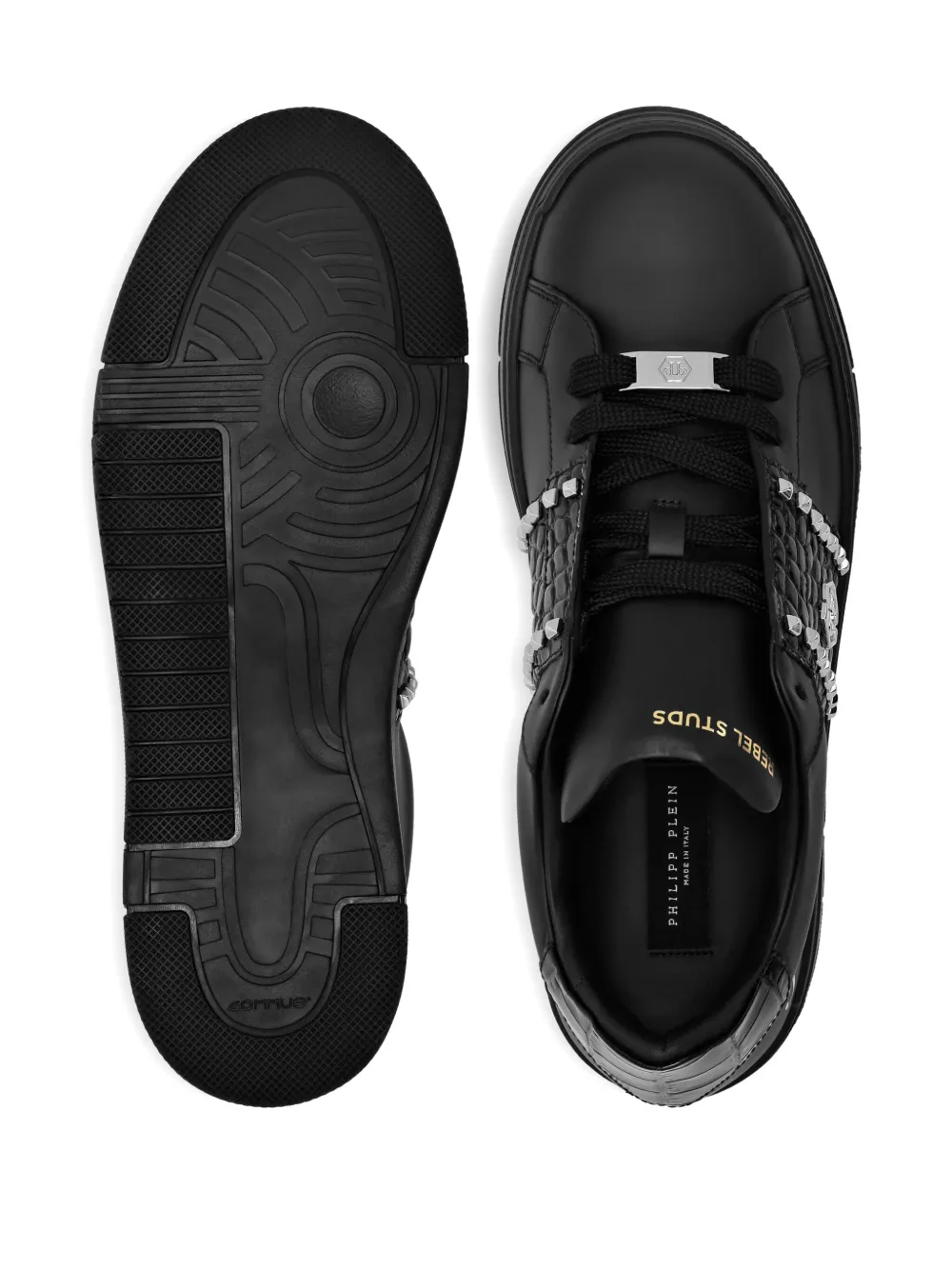 Philipp Plein stud-embellished low sneakers Black