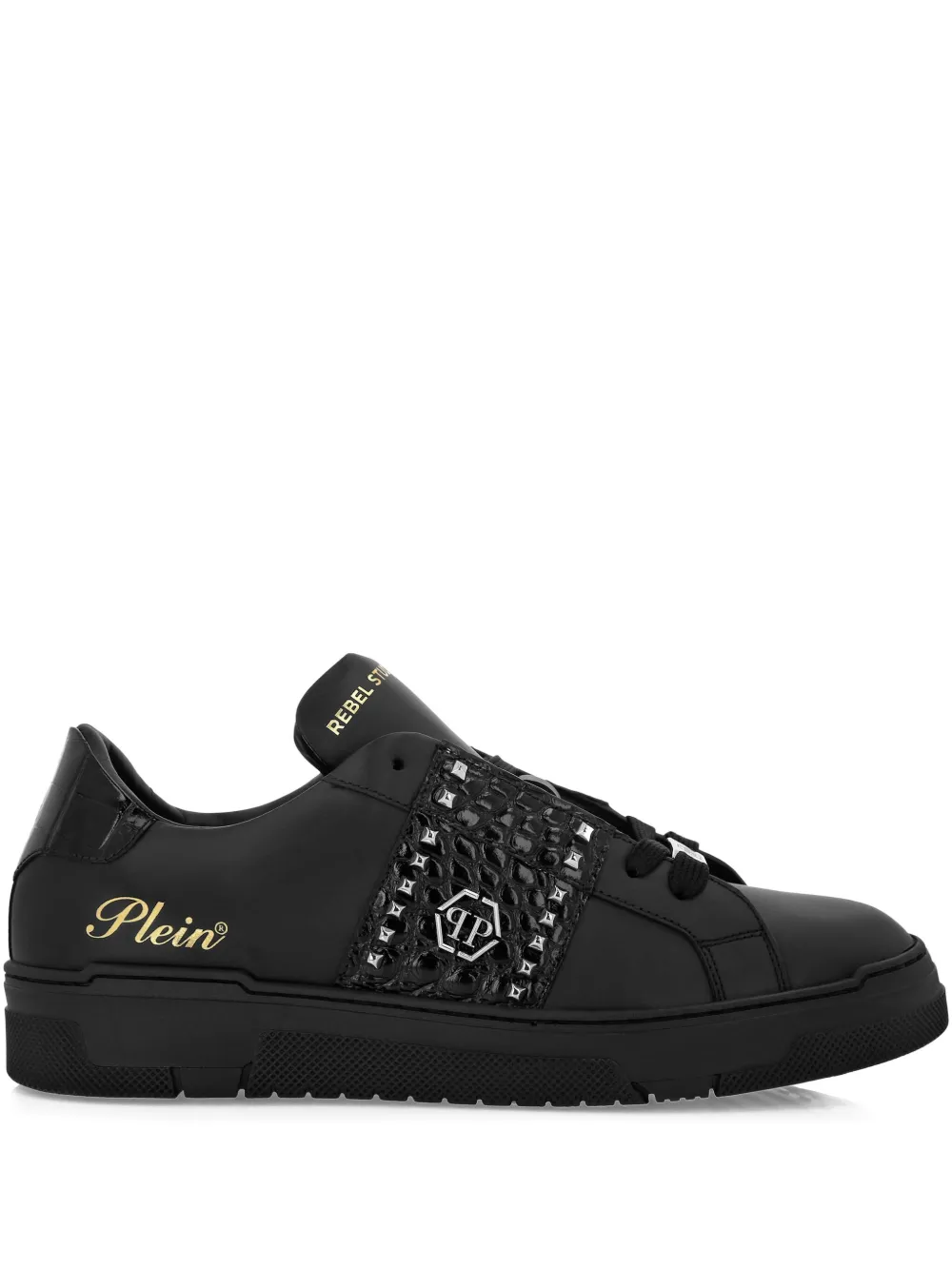 Philipp Plein stud-embellished low sneakers Black