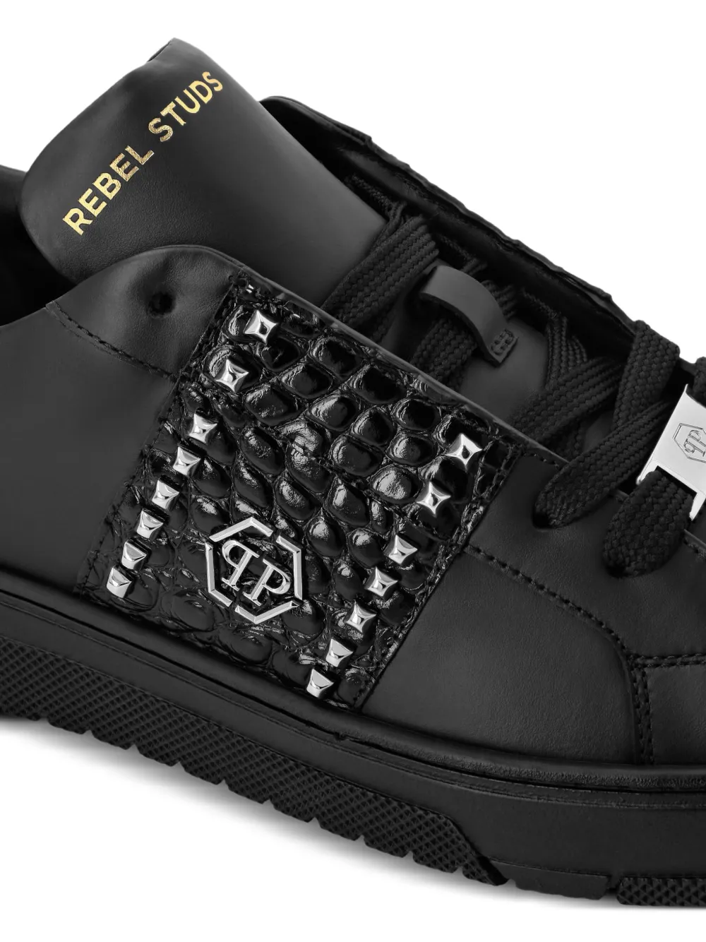 Philipp Plein stud-embellished low sneakers Black