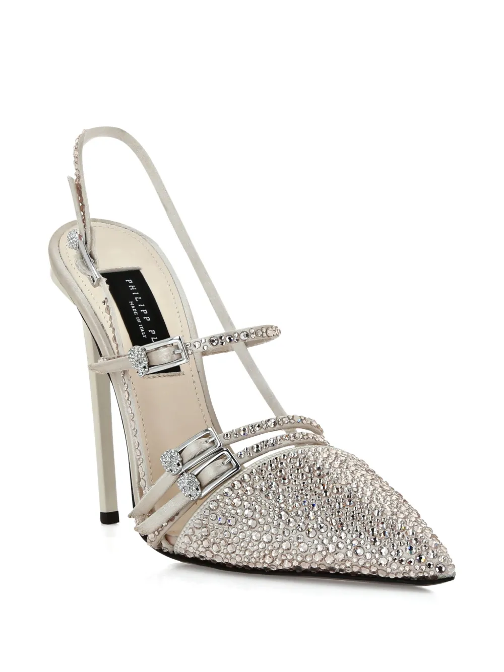 Philipp Plein Stella slingback pumps Beige