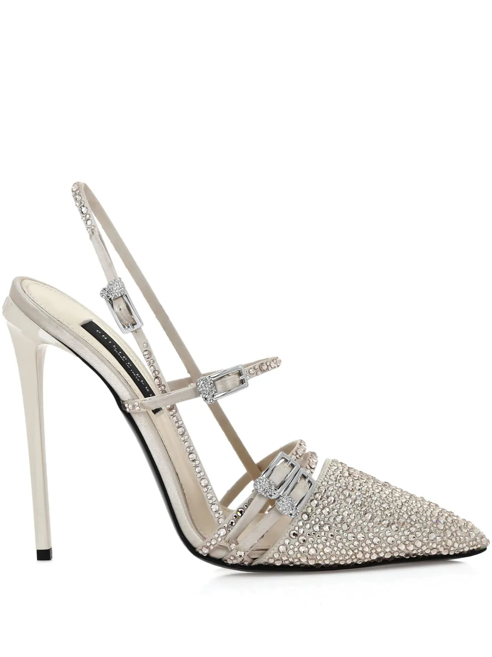 Philipp Plein Stella slingback pumps Beige
