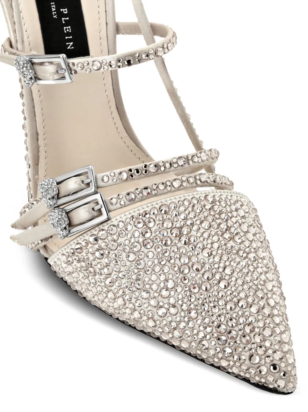 Philipp Plein Stella slingback pumps Beige