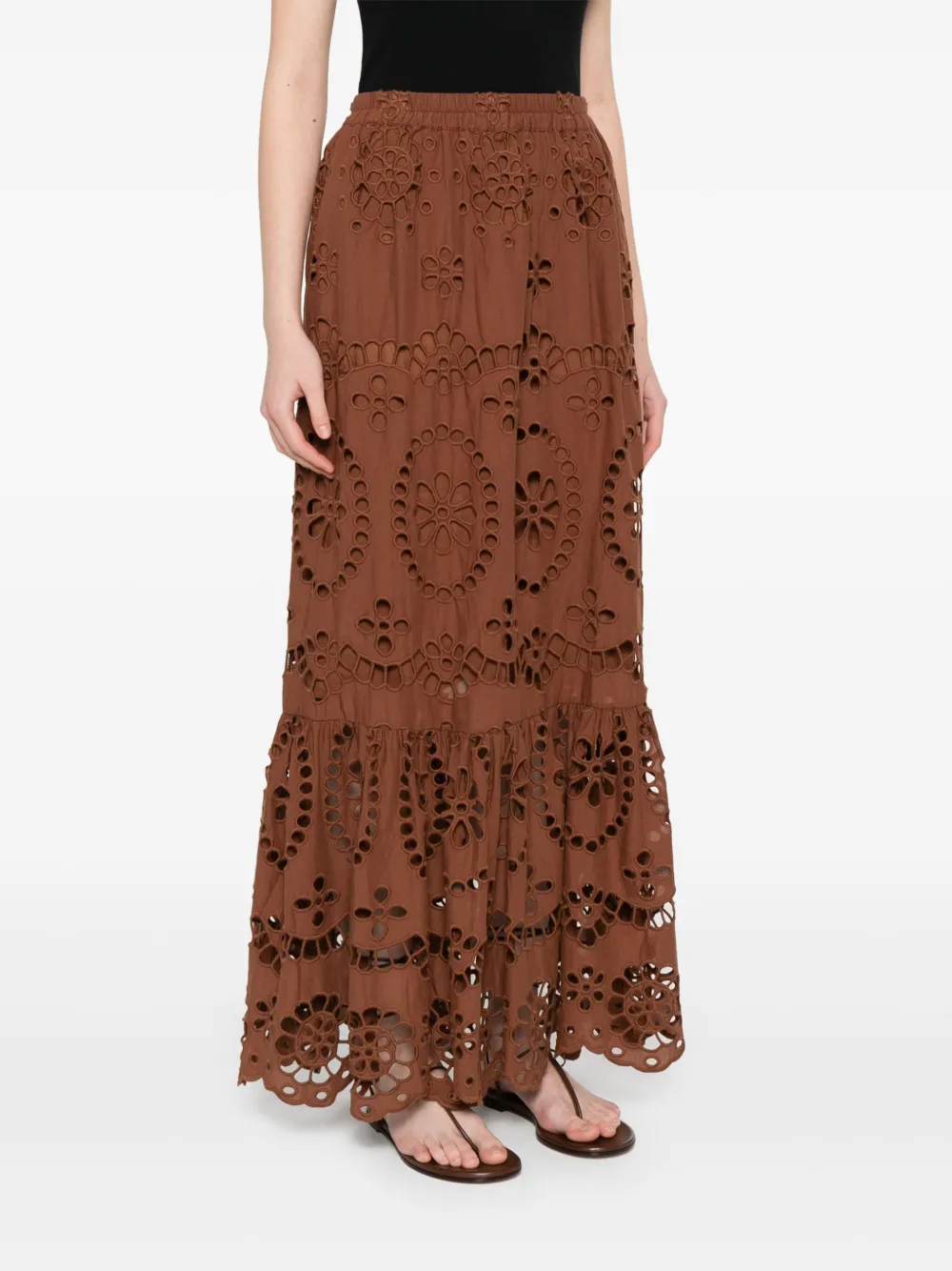 Shop Mc2 Saint Barth Jenny Midi Skirt