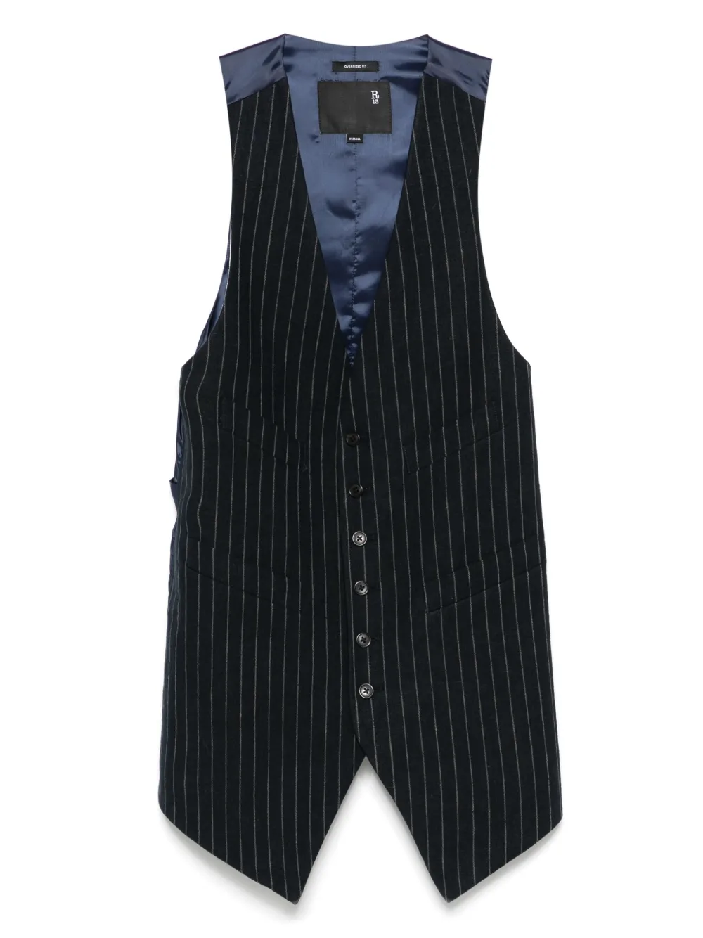 pinstriped waistcoat
