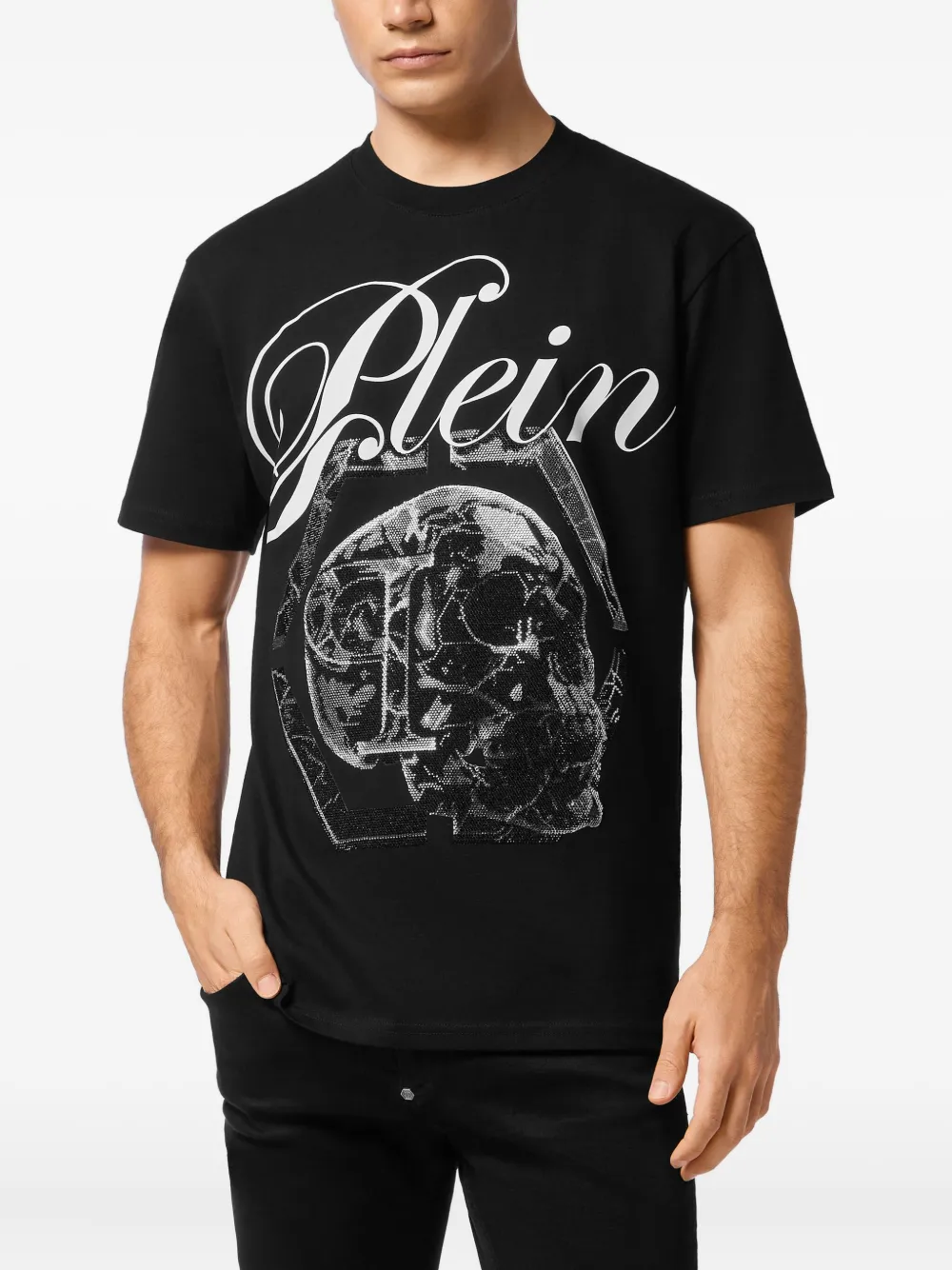 Philipp Plein Marble Skull-print T-shirt | T-Shirts | Image 2