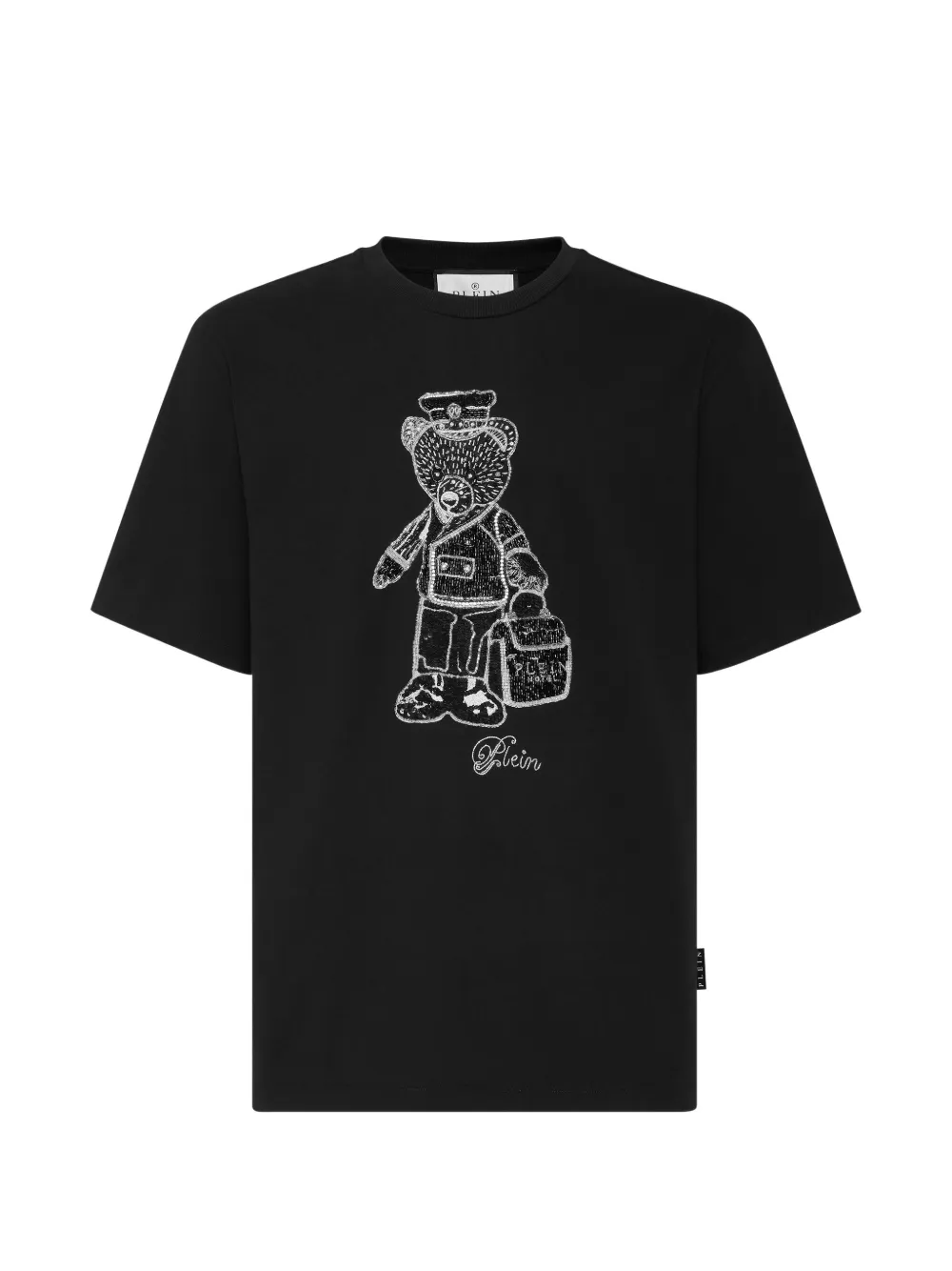 Philipp Plein T-shirt con stampa Teddy Bear - Nero