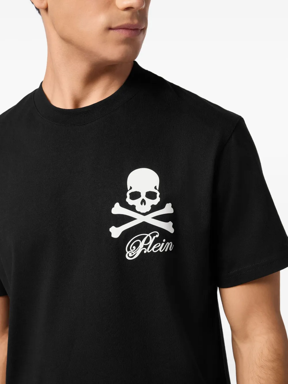 Philipp Plein T-shirt met doodskopprint Zwart