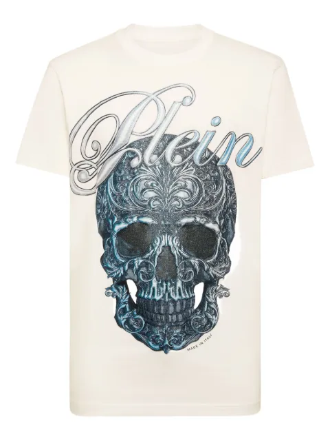 Philipp Plein skull-print cotton T-shirt