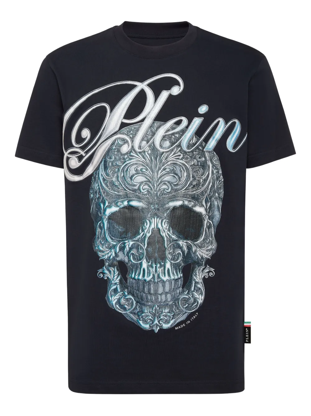Philipp Plein T-shirt met doodskopprint Zwart