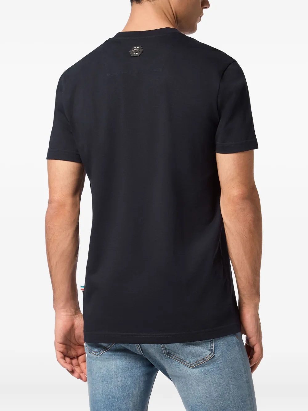 Philipp Plein T-shirt met doodskopprint Zwart