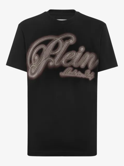 Philipp Plein t-shirt à ornements strassés