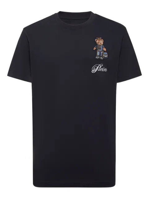 Philipp Plein teddy bear-embroidered T-shirt