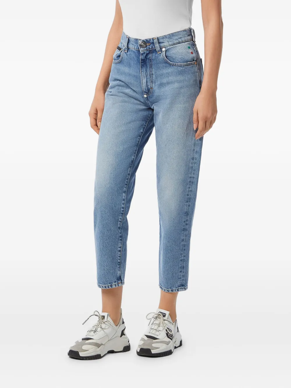 Philipp Plein Jeans met vijf zakken - Blauw
