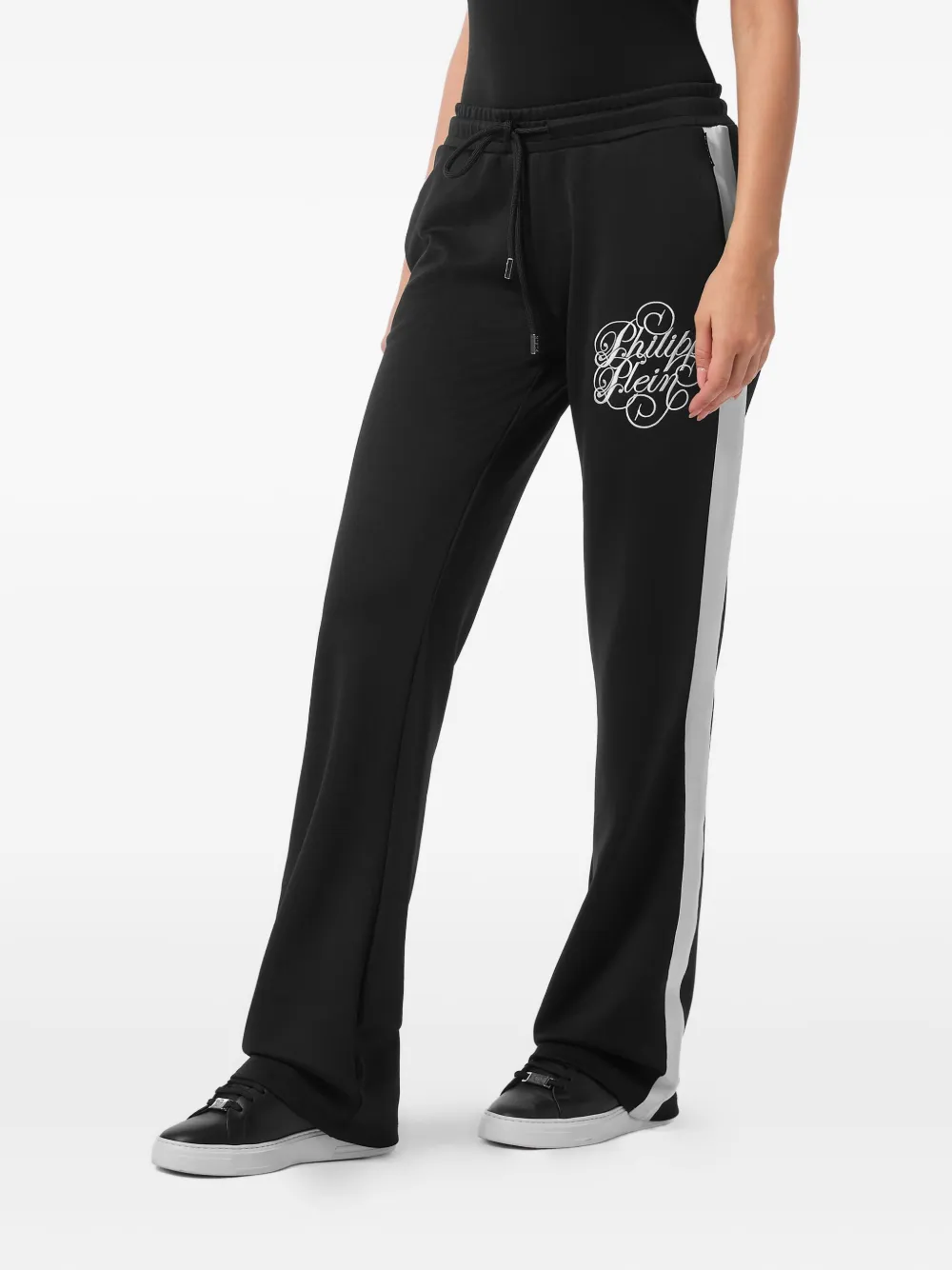 Philipp Plein Geruite broek Zwart