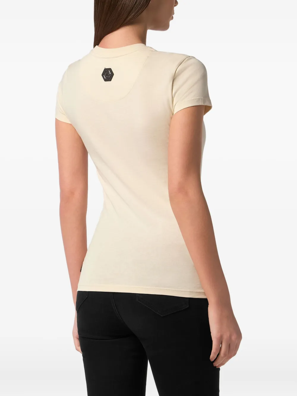 Philipp Plein T-shirt met teddybeer Beige