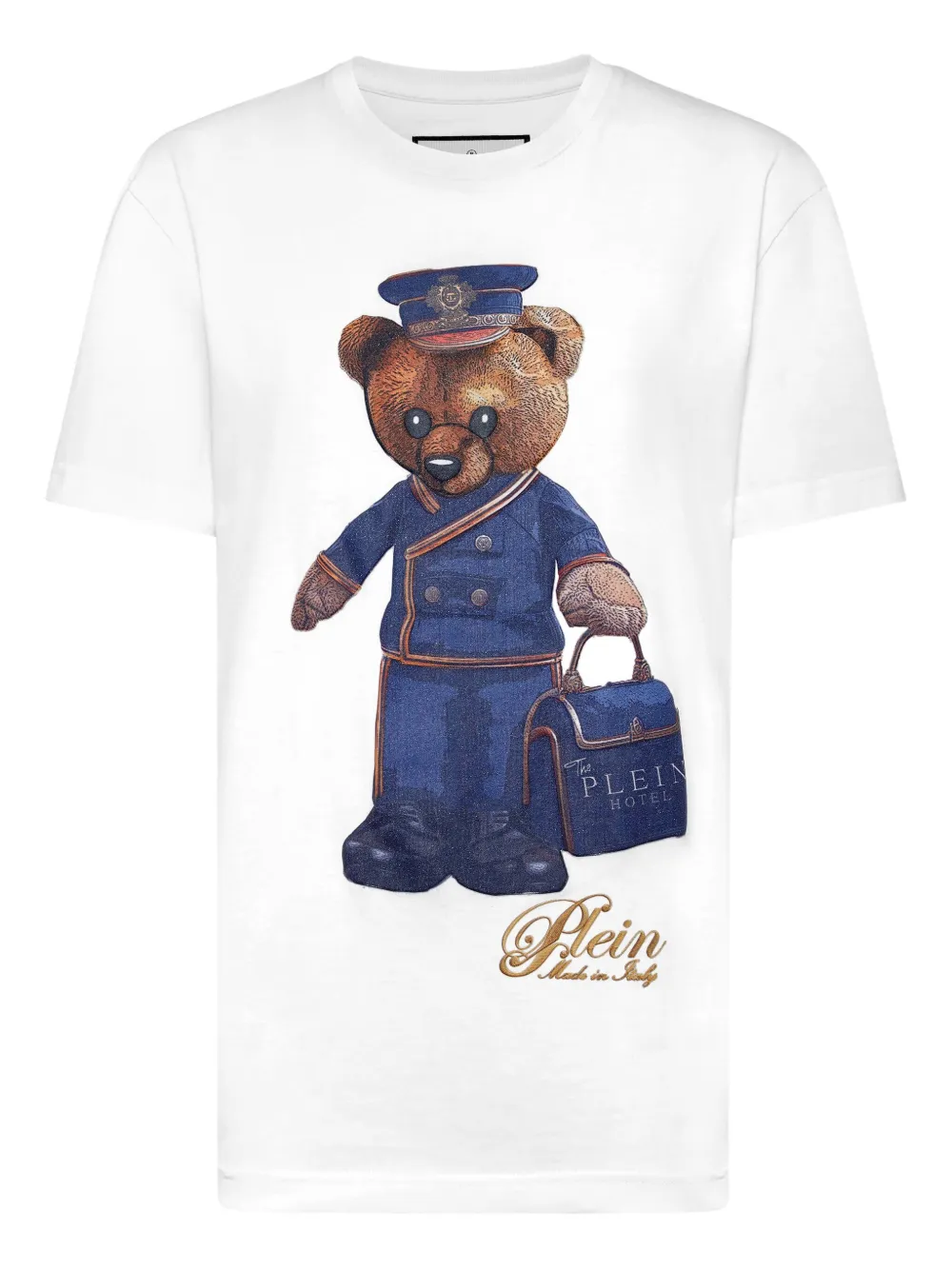 Philipp Plein teddy bear-print T-shirt Wit