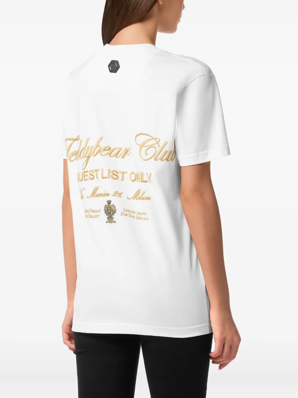 Philipp Plein teddy bear-print T-shirt Wit