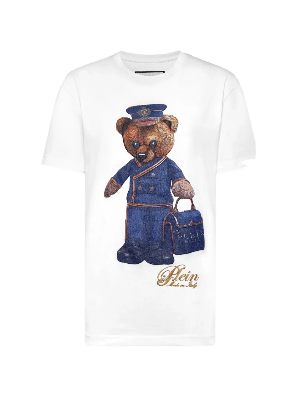 Philipp Plein teddy bear-print T-shirt - Bianco