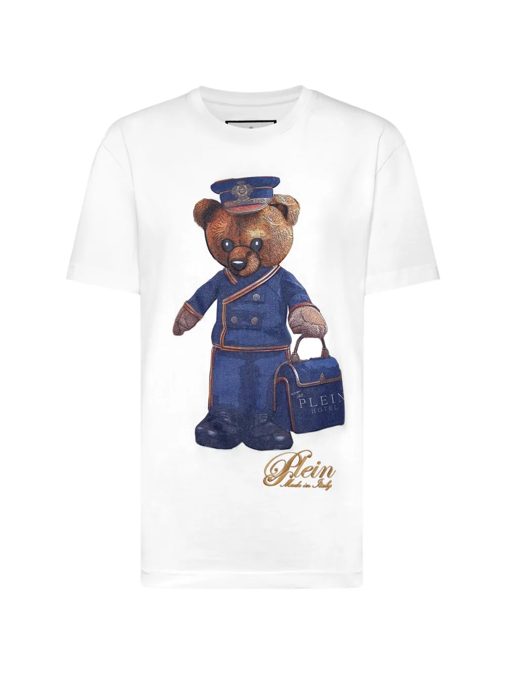 Philipp Plein teddy bear-print T-shirt - Bianco