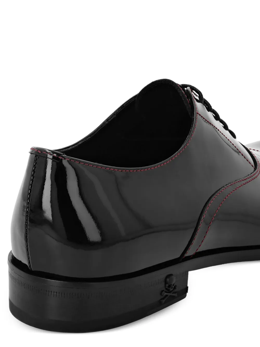 Philipp Plein patent leather derby shoes Black