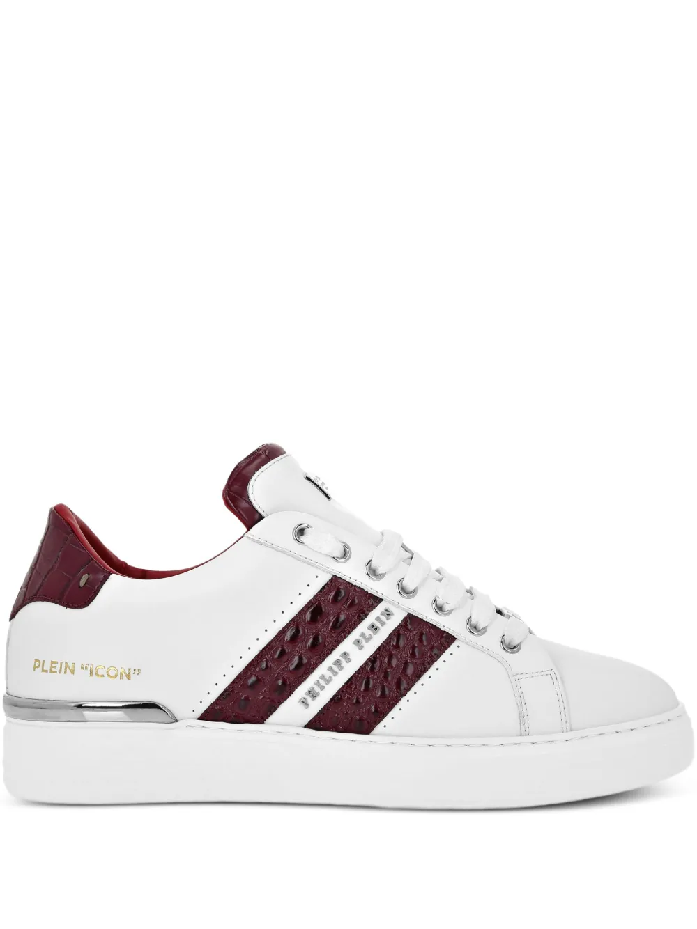 Philipp Plein leather sneakers | White | Image 1