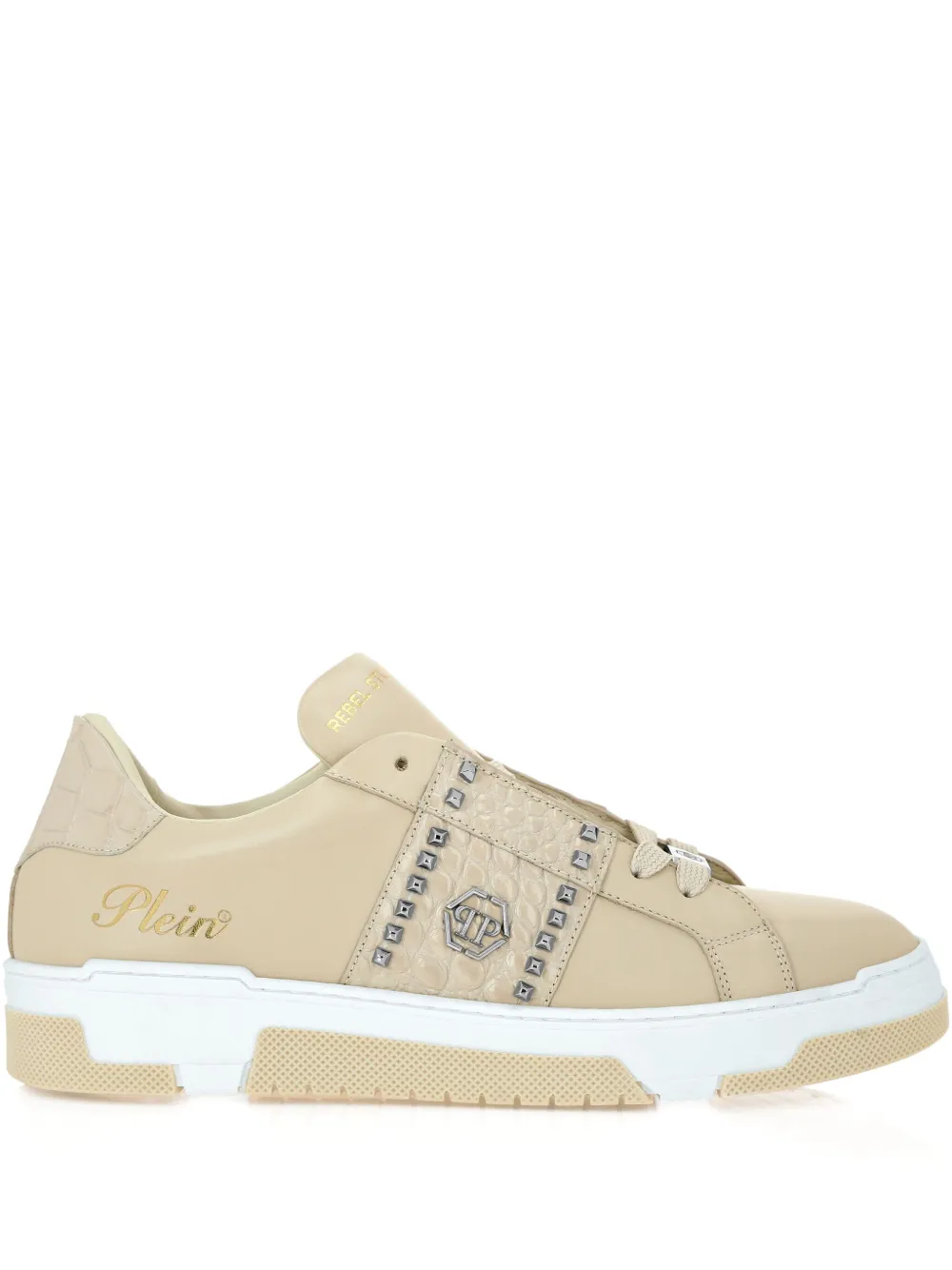 Philipp Plein Stud-embellished Low Sneakers