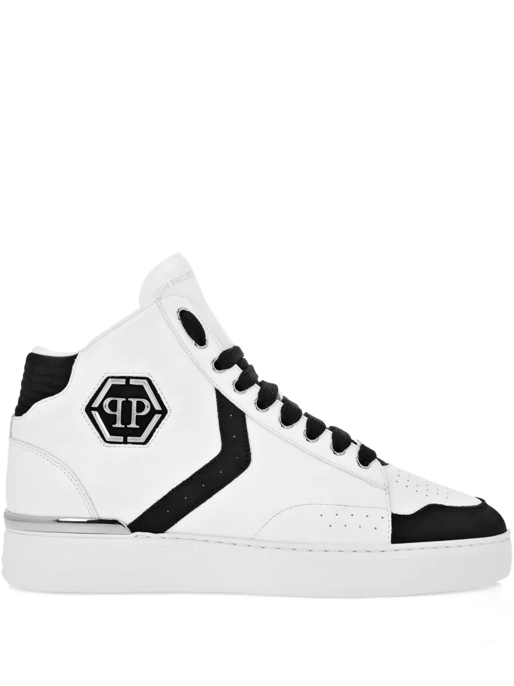 Philipp Plein Hexagon hi-top sneakers White