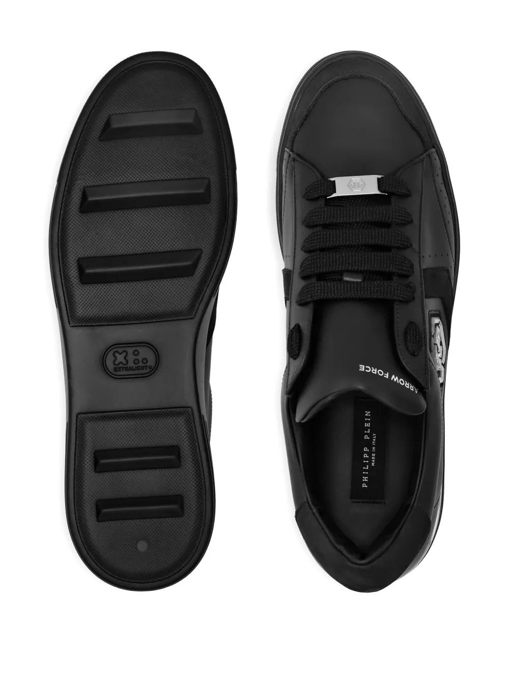 Philipp Plein Hexagon low-top sneakers Zwart