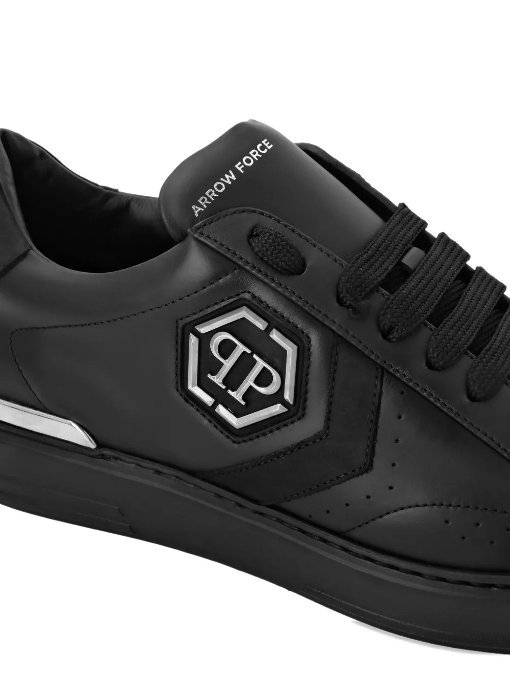 Philipp Plein Hexagon low-top sneakers Zwart