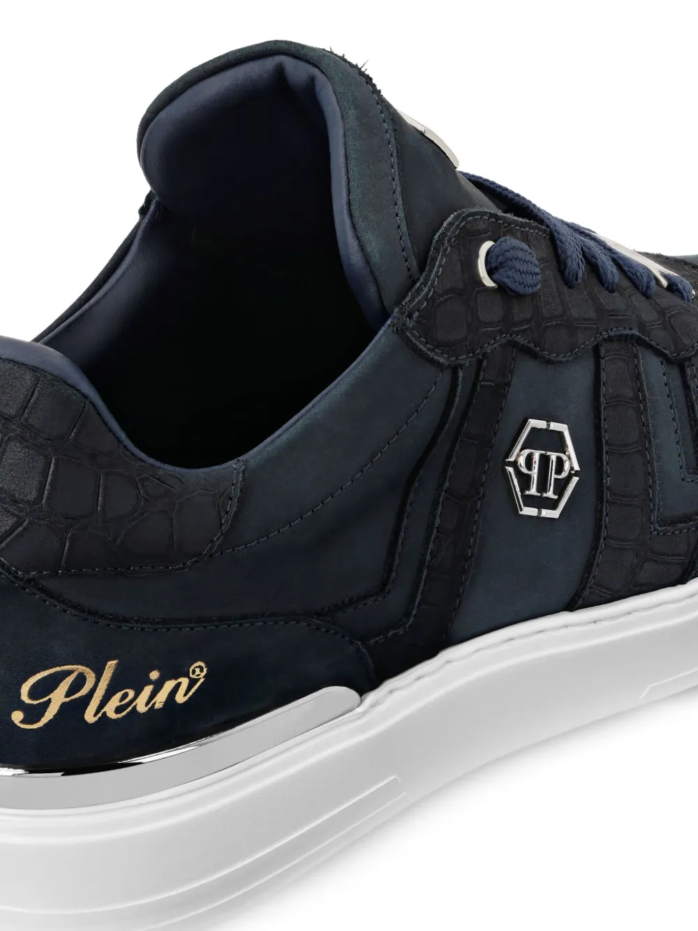 Philipp Plein lace-up low-top sneakers Blue