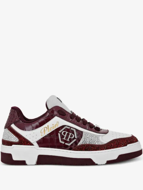 Philipp Plein Mix crocodile-effect sneakers