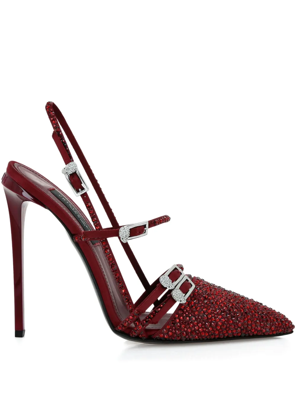 Philipp Plein multi-strap high-heel pumps Red