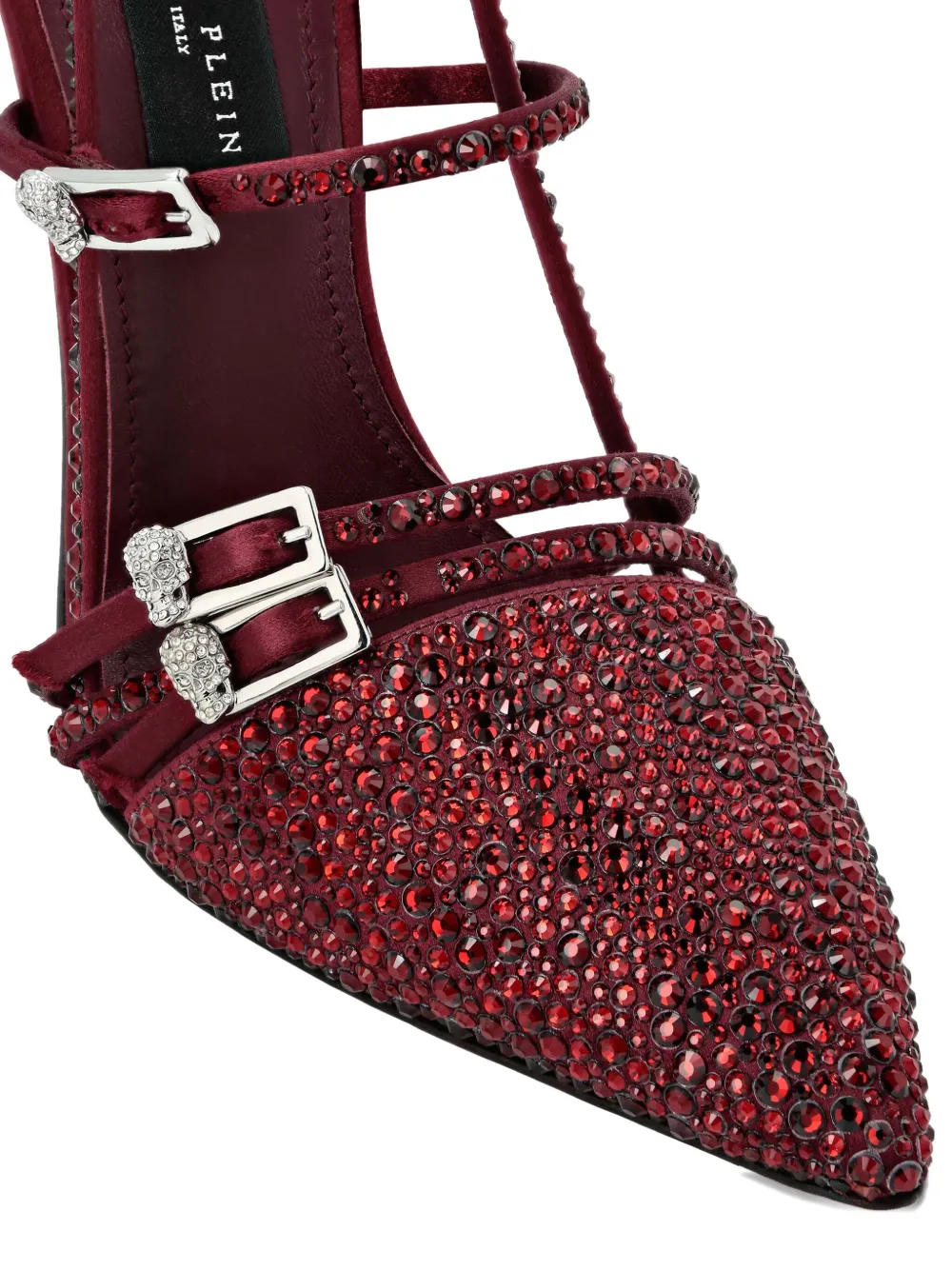 Philipp Plein multi-strap high-heel pumps Red