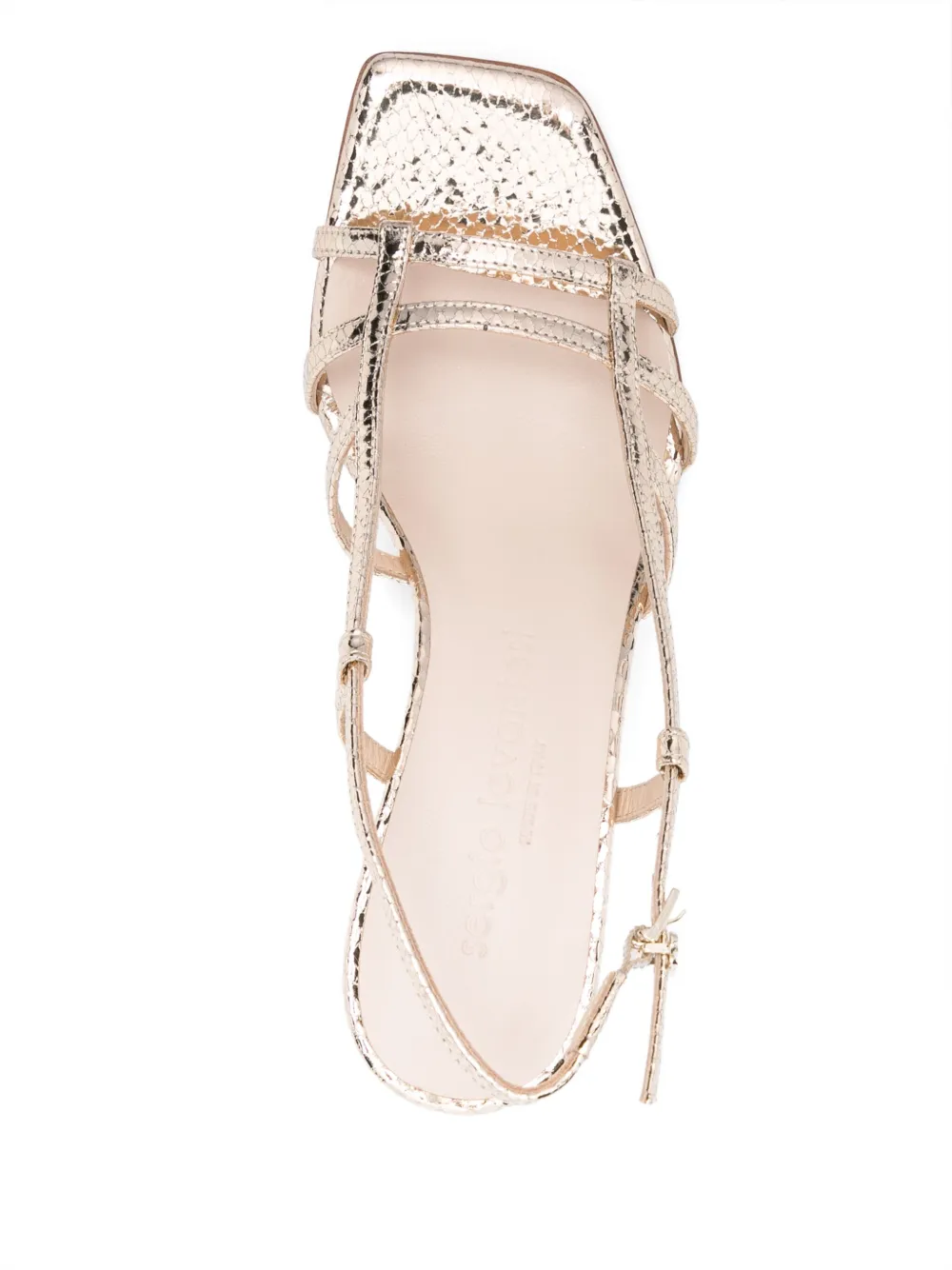 Sergio Levantesi 80mm Ivana sandals Gold